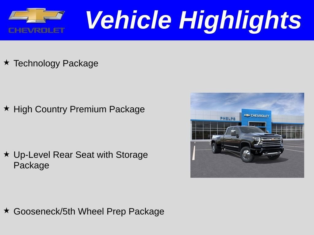 2026 Chevrolet Silverado 3500 HD High Country DRW