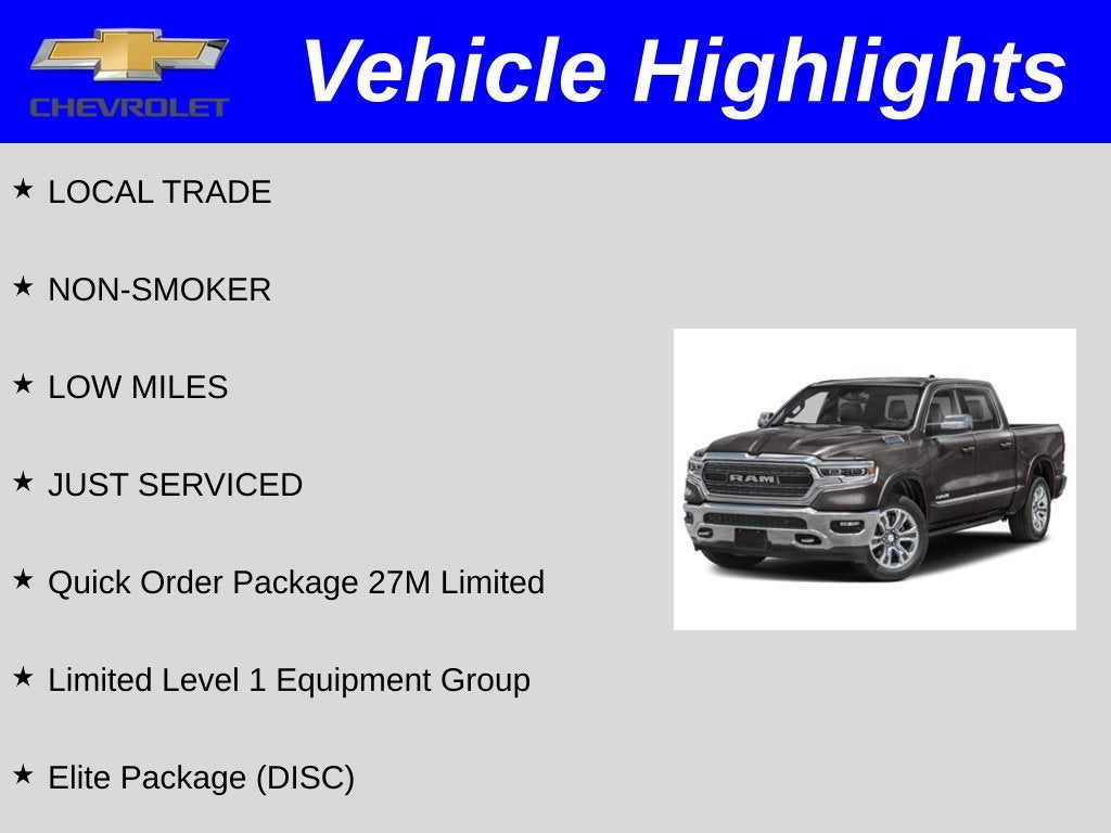 2023 RAM 1500 Limited Crew Cab 4x4 5'7" Box