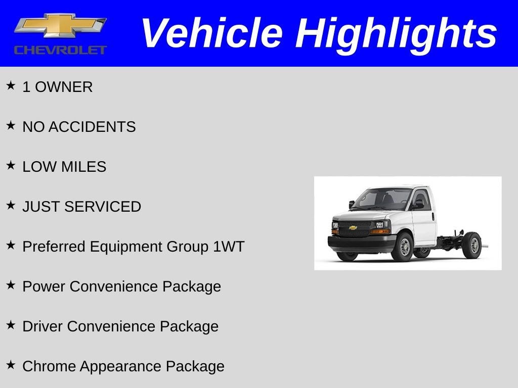 2023 Chevrolet Express Cutaway 3500 Work Van