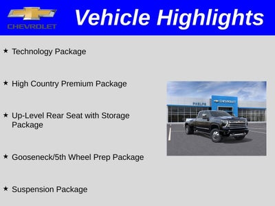 2026 Chevrolet Silverado 3500 HD High Country DRW