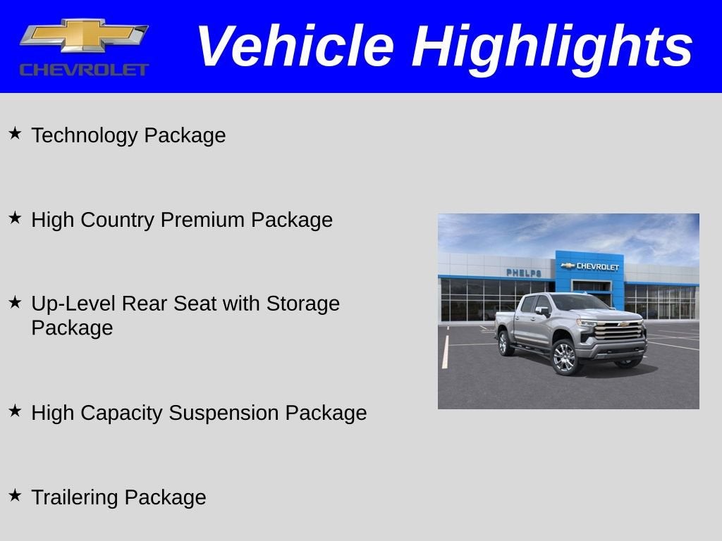 2026 Chevrolet Silverado 1500 High Country