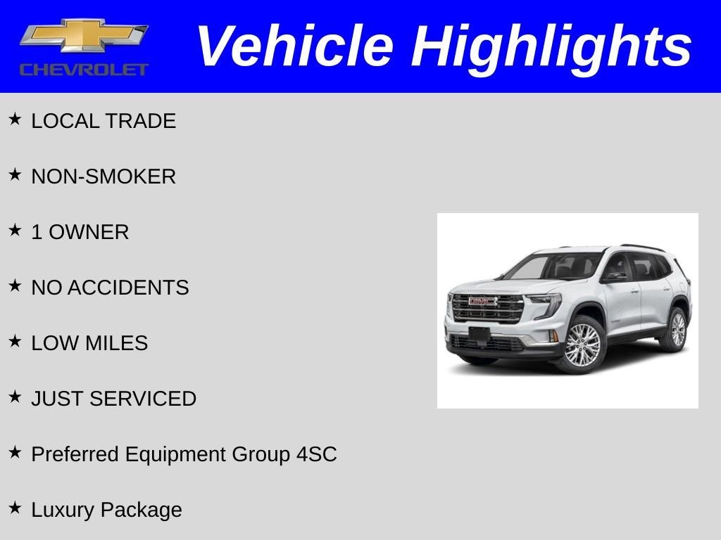 2024 GMC Acadia Elevation