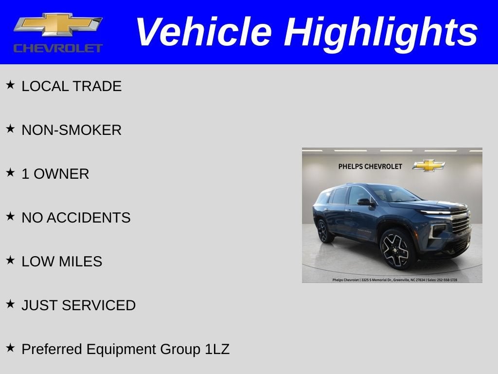 2025 Chevrolet Traverse High Country