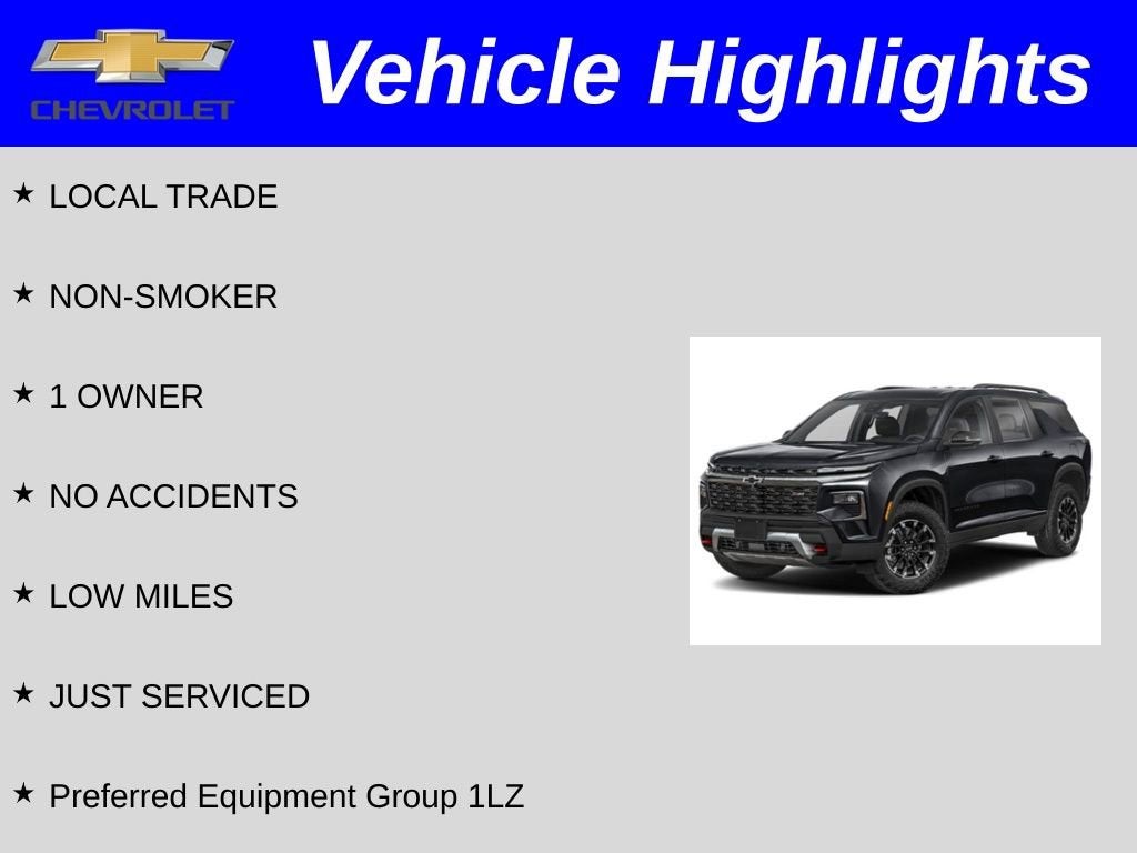 2025 Chevrolet Traverse High Country