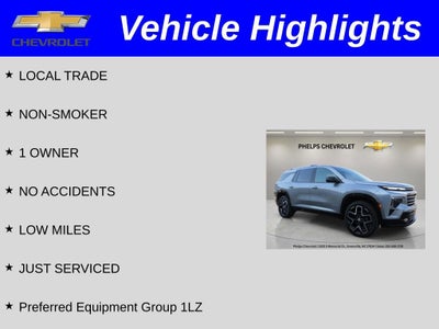 2025 Chevrolet Traverse High Country