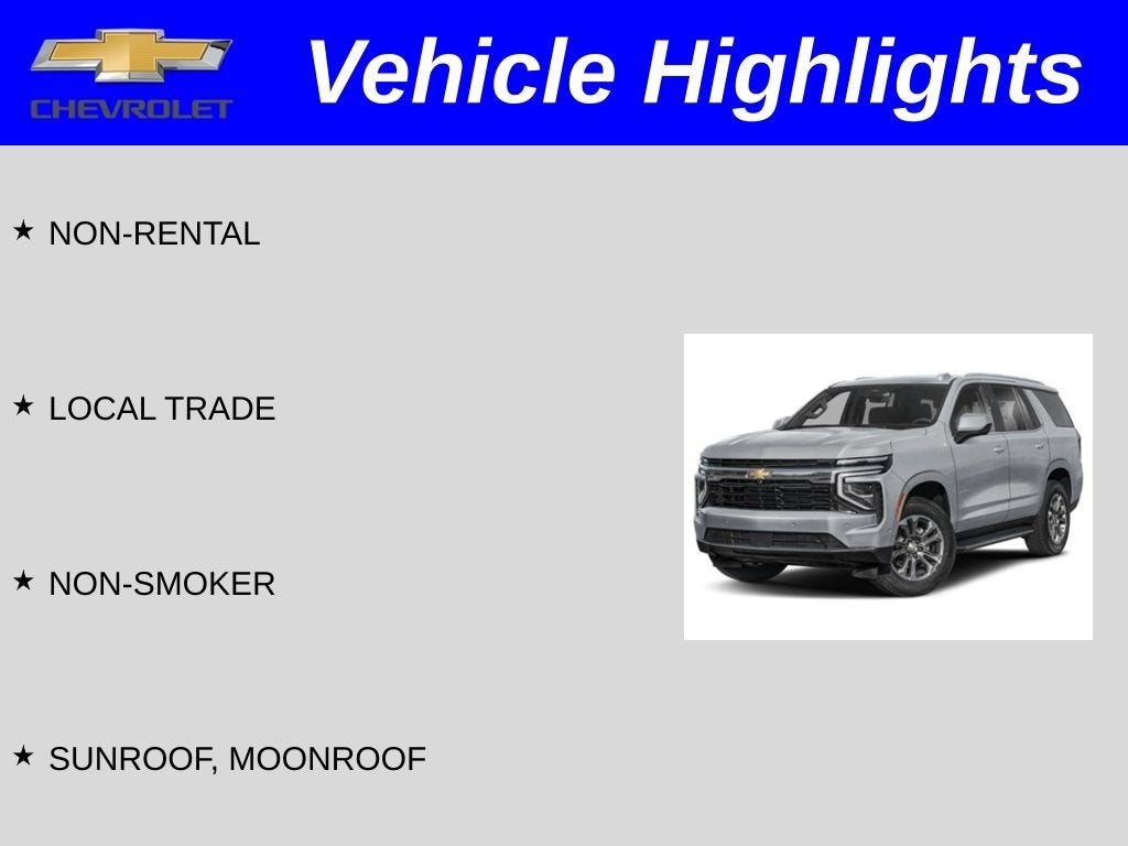 2025 Chevrolet Tahoe Premier