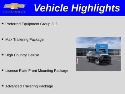 2026 Chevrolet Tahoe High Country