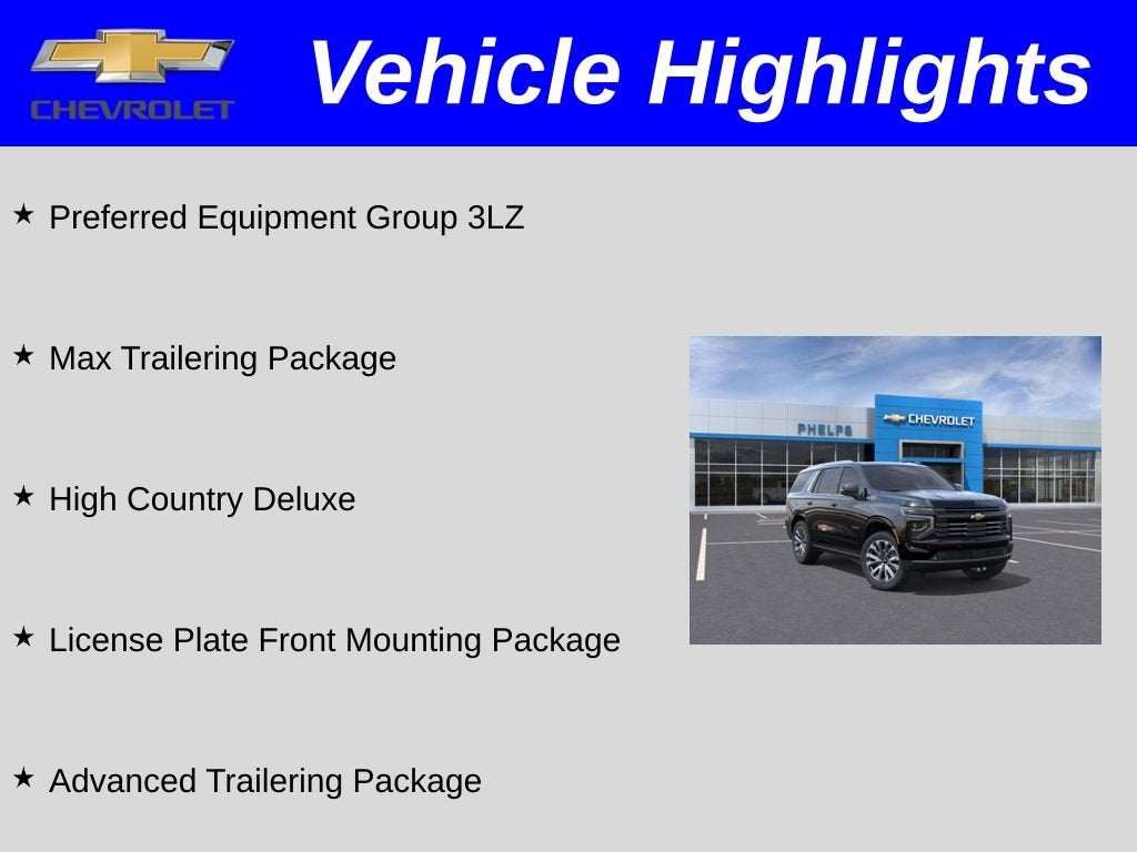 2026 Chevrolet Tahoe High Country