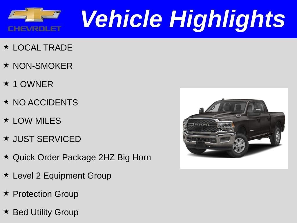 2024 RAM 2500 Big Horn Crew Cab 4x4 6'4" Box