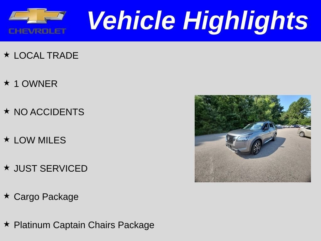 2023 Nissan Pathfinder Platinum 4WD