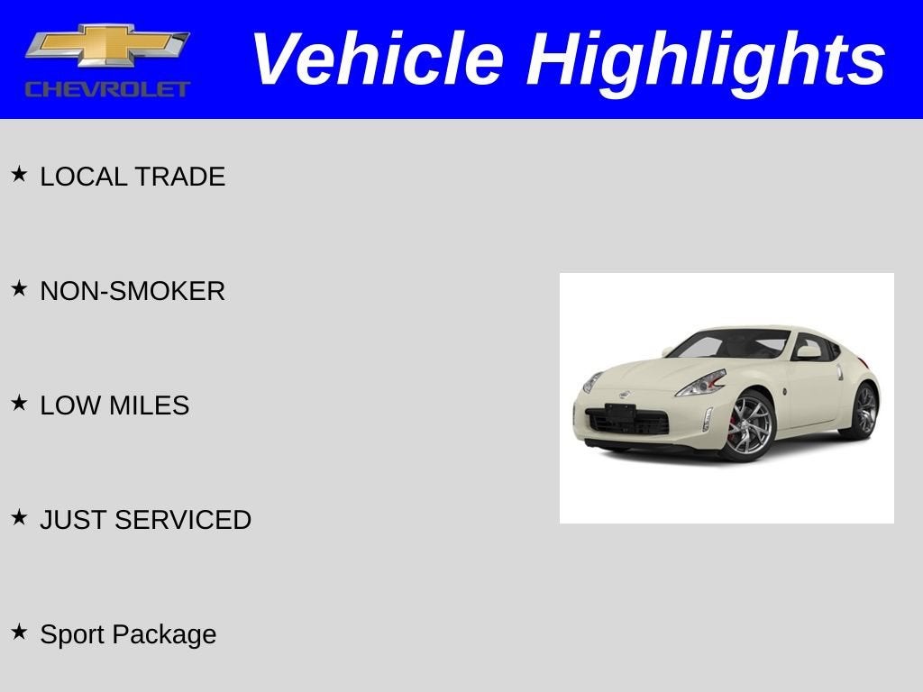 2014 Nissan 370Z 2dr Cpe Auto