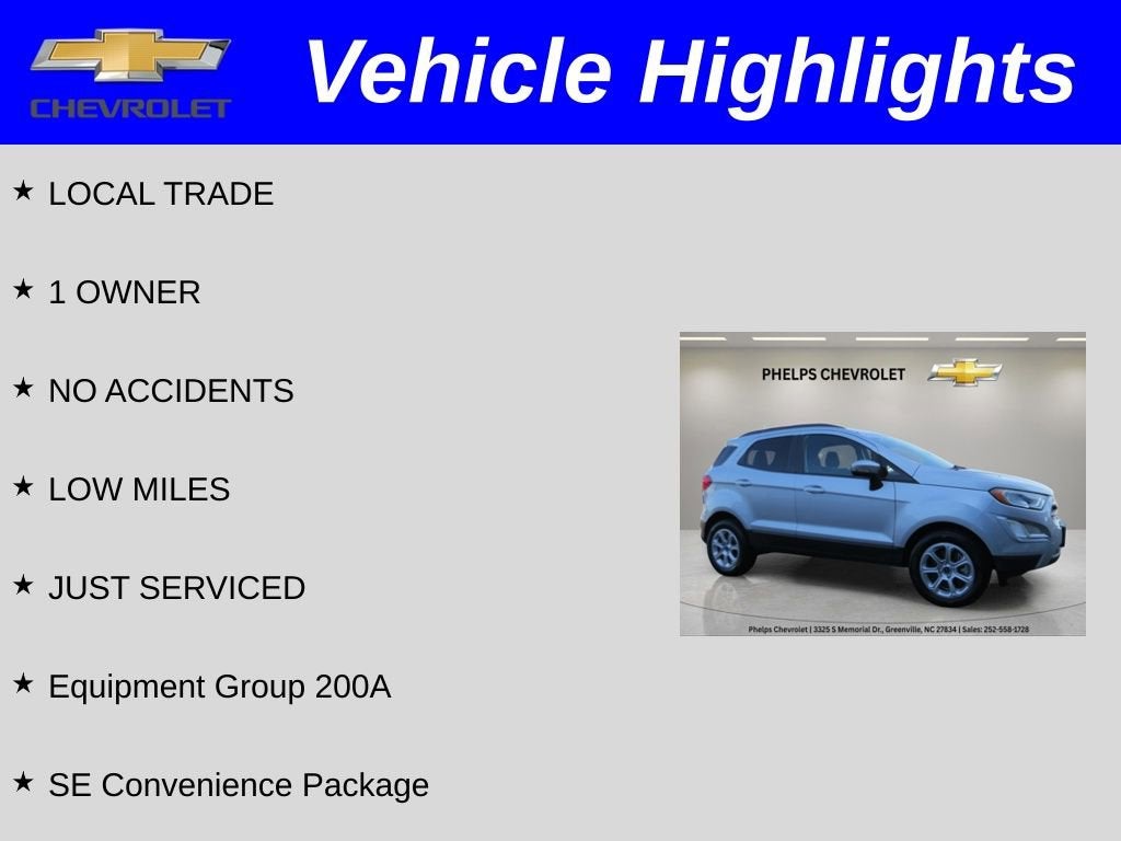 2020 Ford EcoSport SE