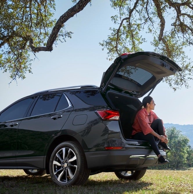 Trunk of the 2022 Chevy Equinox