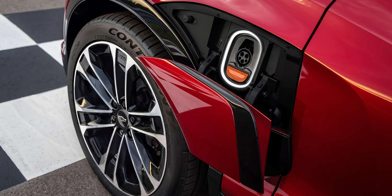 2024 Chevy Blazer EV charging port