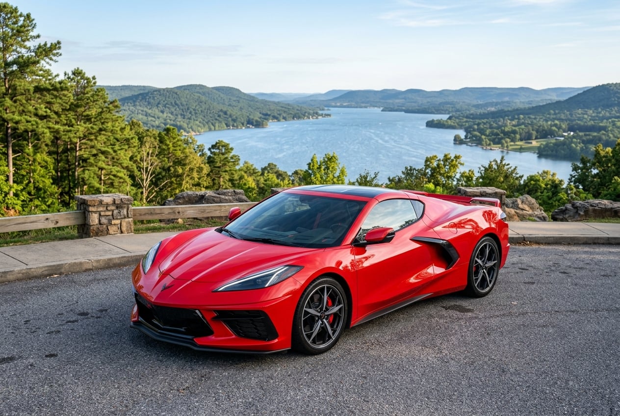 corvette red